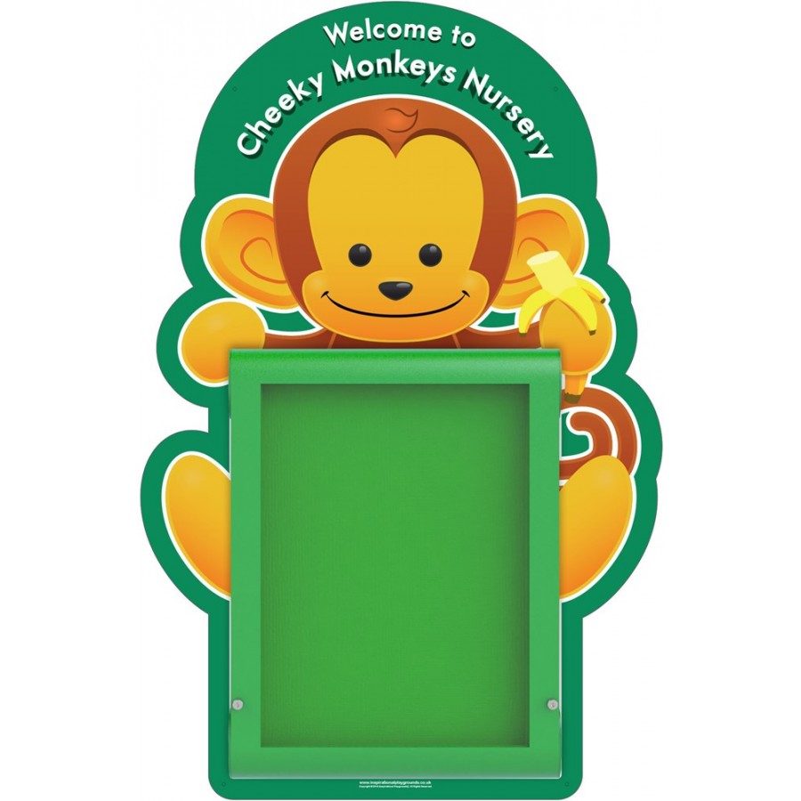 WeatherShield Wall Mounted Monkey Welcome Sign